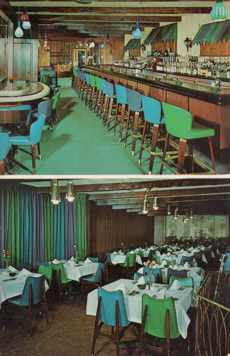 Sakseys Lounge & Restaurant (Sakseys Supperclub, Rampart St) - Old Postcard